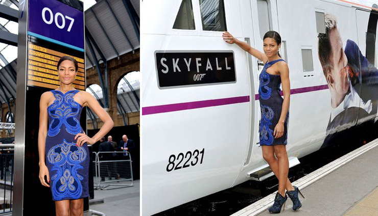 Naomie Harris (Eve Moneypenny at Kings Cross)