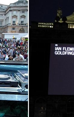 David Arnold DJs at Somerset House