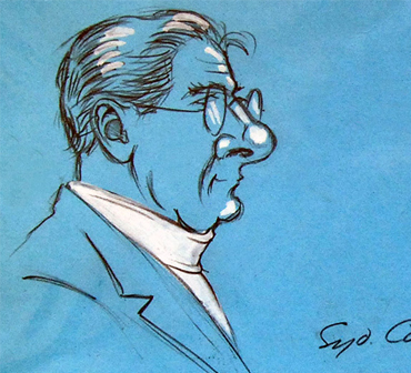 Syd by Syd: Syd Cain was a prolific illustrator and had the remarkable skill of being able to draw with either hand!