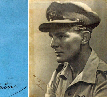 Syd Cain in his RAF days during World War II.