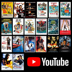 20 James Bond movies streaming for free on YouTube