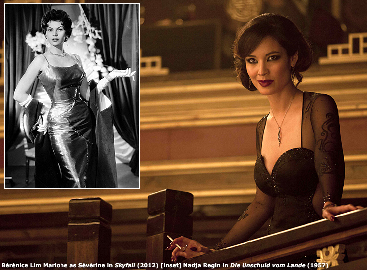 Berenice Lim Marlohe as Severine in Skyfall (2012)