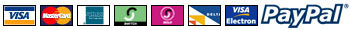 PayPal credit card logos
