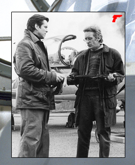 Pierce Brosnan with director Roger Spottiswoode