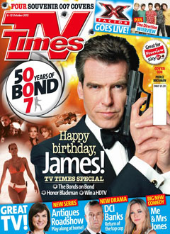 TV Times 50 Years of Bond Pierce Brosnan cover