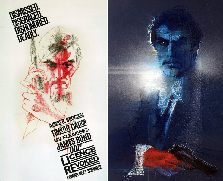 Licence Revoked concept art by Bob Peak