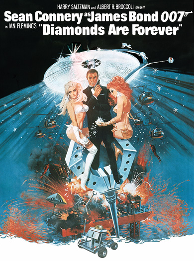 Diamonds Are Forever artwork by Robert McGinnis