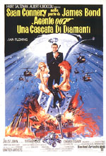 Italian poster for Diamonds Are Forever