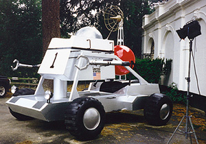 12 December 1993 Pinewood Studios, Buckinghamshire - Moon Buggy at the 1993 James Bond 007 Fan Club 'Diamonds Are Forever' 22-Carat Christmas Lunch