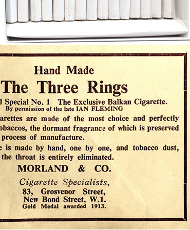 Morland & Co cigarette and matchbook