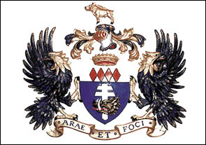 Blofeld coat of arms designed by Syd Cain