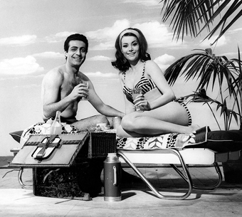 File photo of Francois and Domino Derval seen in Thunderball (1965)