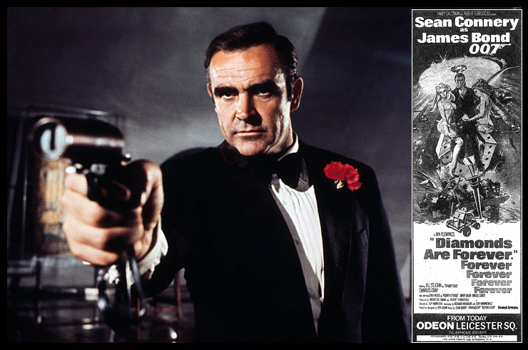 Sean Connery as James Bond in Diamonds Are Forever (1971)