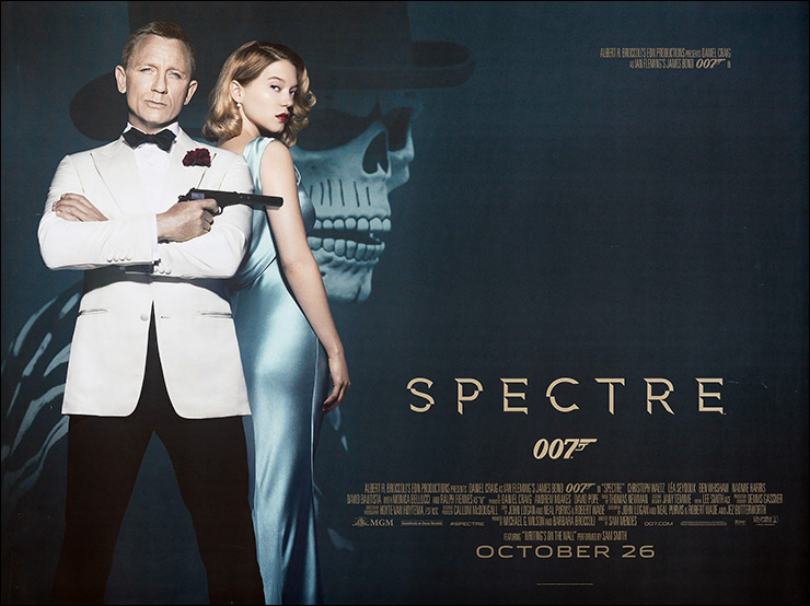 Spectre (2015) Quad-crown poster