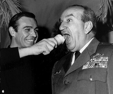 Sean Connery and Retired US Air Force Officer Lt. Col. Charles Russhon