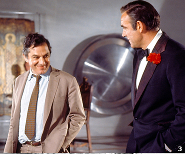 Production Designer Ken Adam and Sean Connery