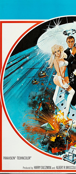 Diamonds Are Forever (1971) Qiuad-crown poster