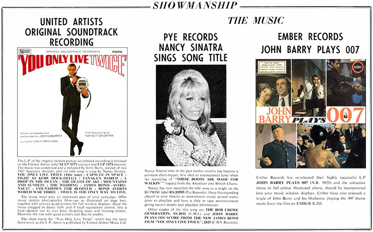 You Only Live Twice Music campaign