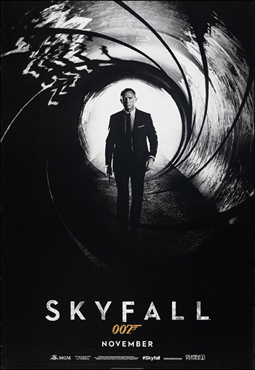 Skyfall (2012) Bus Shelter poster