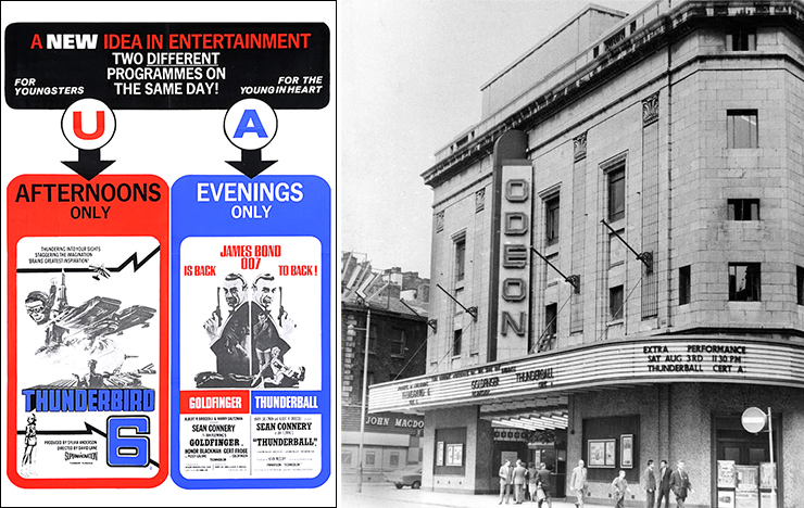 Thunderbird 6 + Goldfinger/Thunderball Double-crown | ODEON Oxford Road Manchester