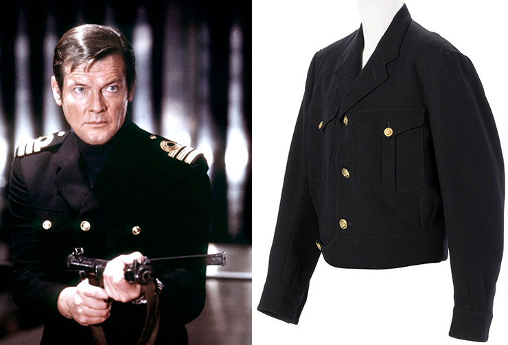 James Bond's Royal Navy Uniform Jacket The Spy Who Loved Me (1977)