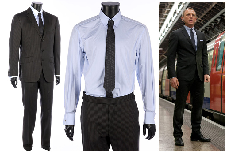 James Bond Stunt London Underground and Whitehall Chase Suit Skyfall (2012)